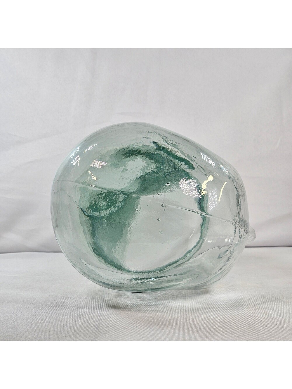 Vintage Light Green Glass Mannequin Head Life Size Hat Wig Display Stand 11.5in - Picture 9 of 9